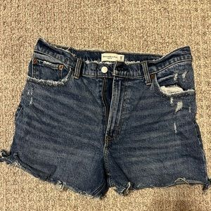 COPY - Abercrombie & Fitch Women’s High Rise Mom Jean Shorts